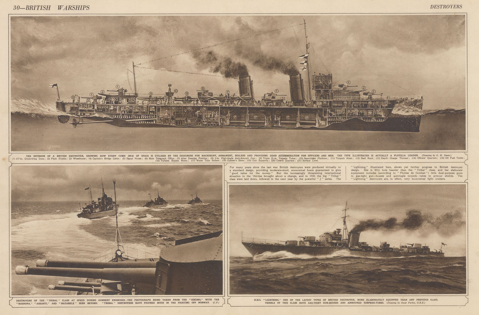 Anonymous, WWII - British Warships, 1940 c.