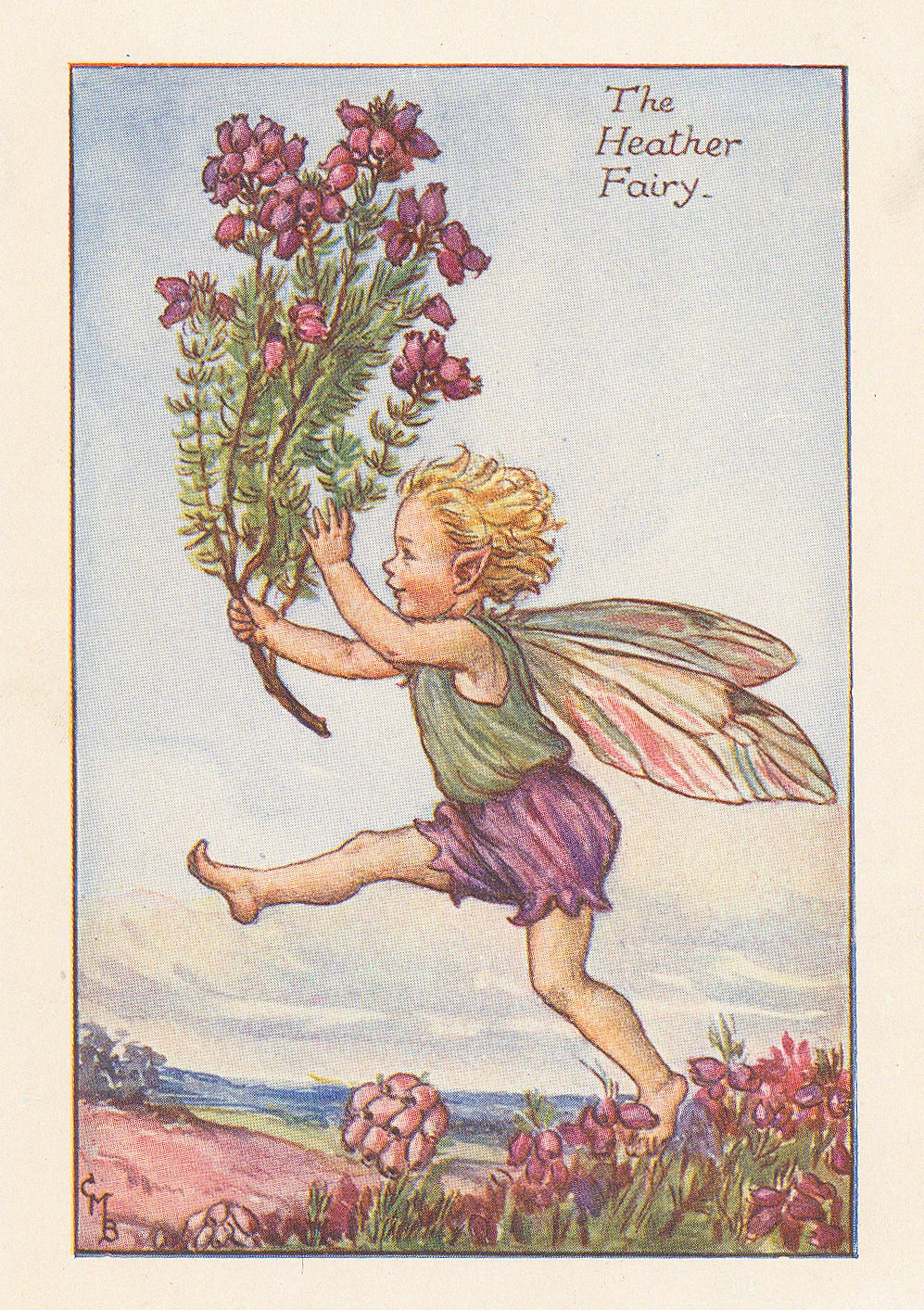 Cicely Mary Barker, Fairies - Heather Fairy, 1925