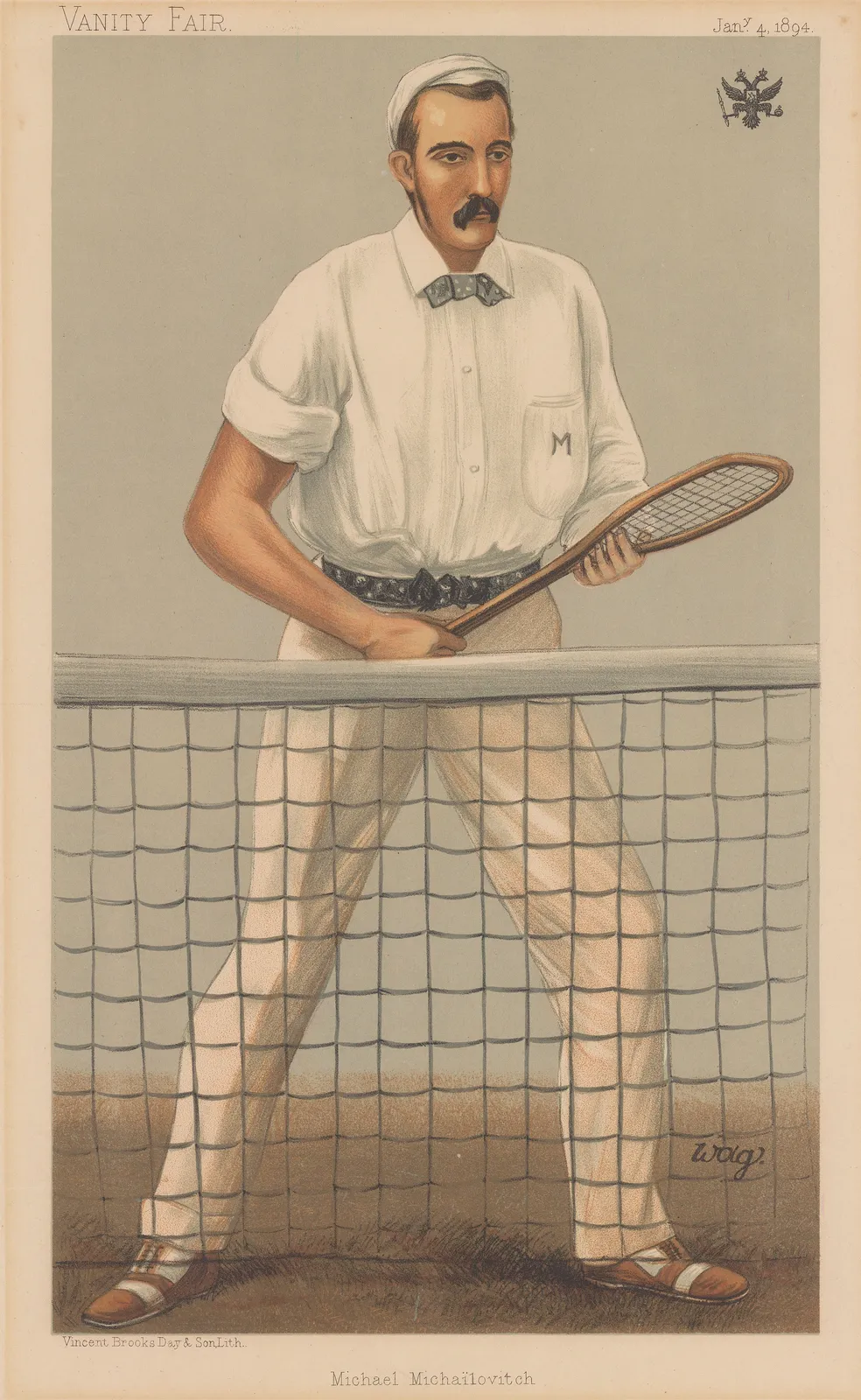Vanity Fair, Tennis - Portrait, 1894