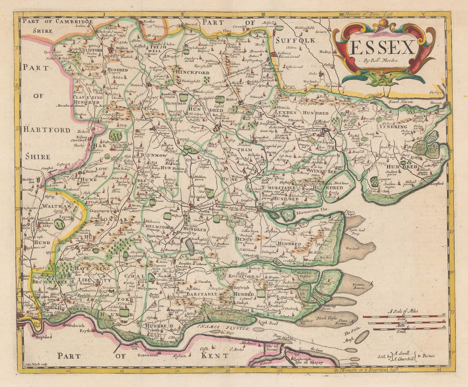 Robert Morden, Essex, 1753