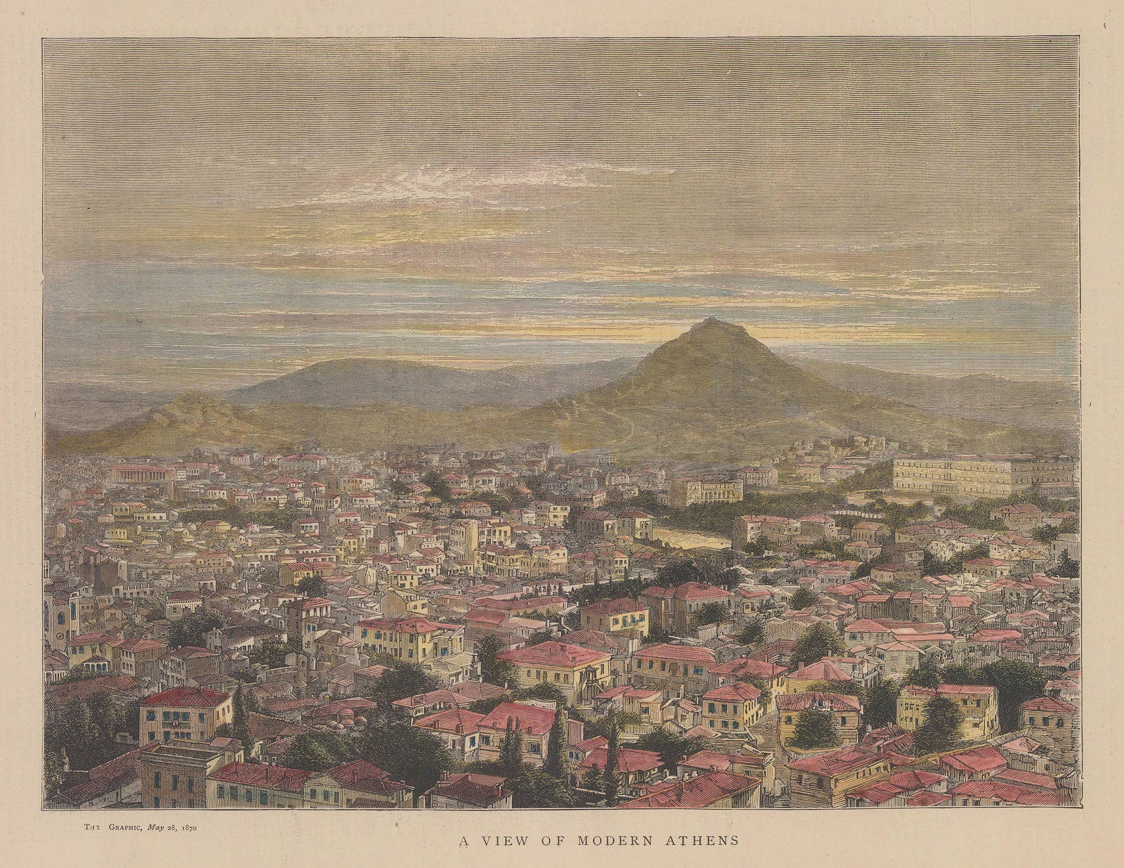 The Graphic Magazine, Greece - Athens, Modern Athens, 1870