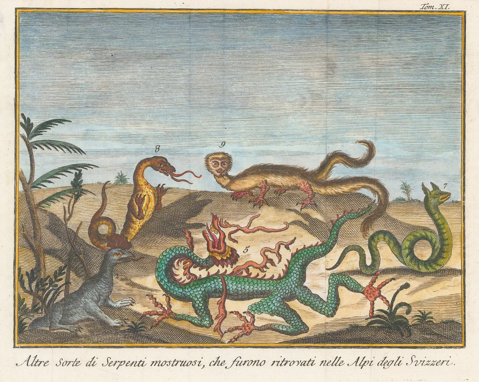 Giambattista Albrizzi, Switzerland - Alps, 1742