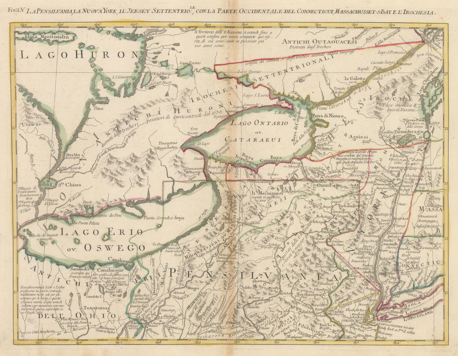Antonio Zatta, New York and Pennsylvania, 1779