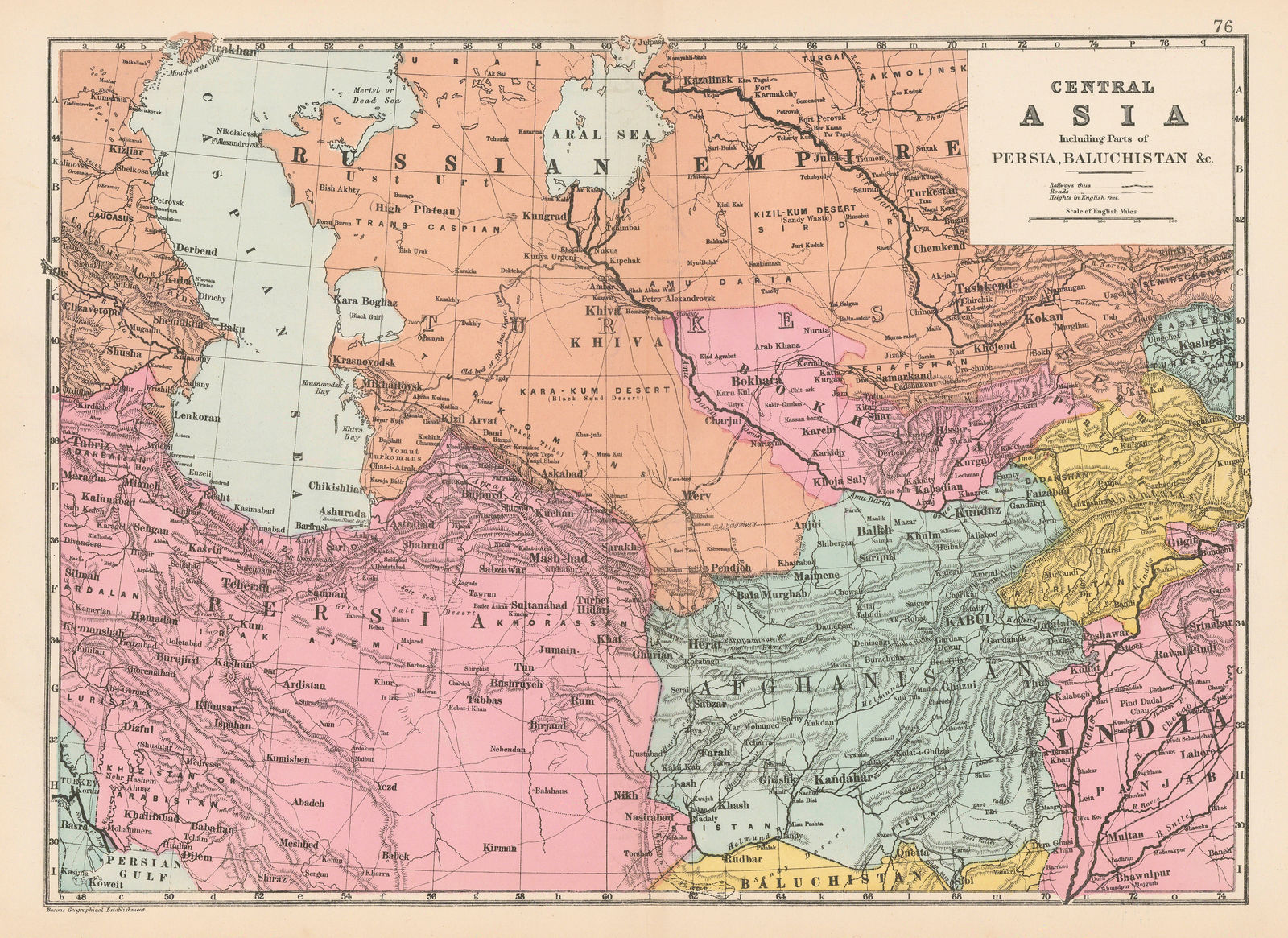 George W. Bacon, Central Asia, 1885 (c.)