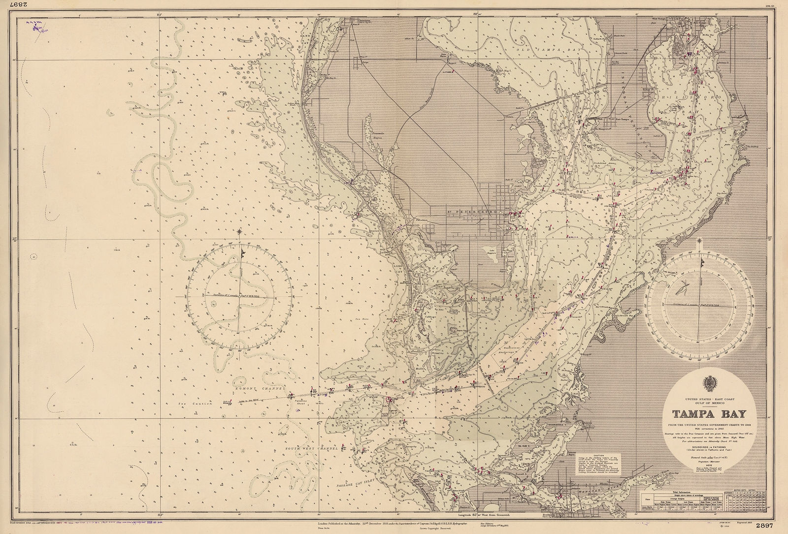 British Admiralty, Tampa Bay, 1958