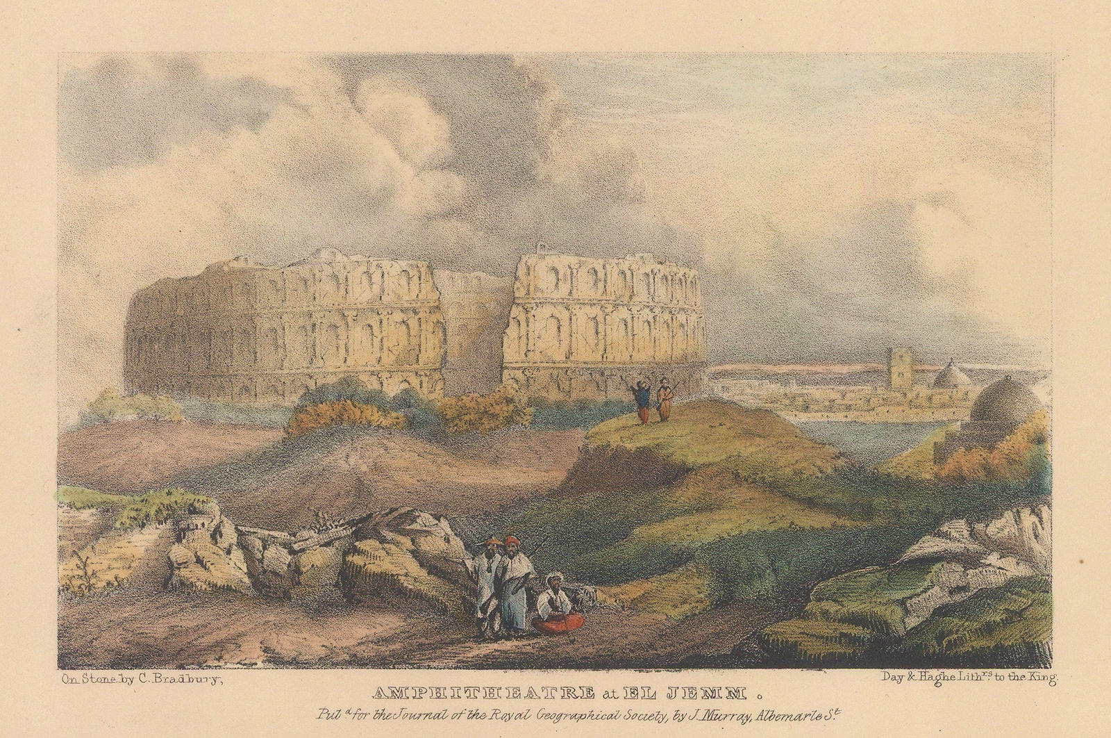 Royal Geographical Society (RGS), Tunisia - El-Jem, 1834