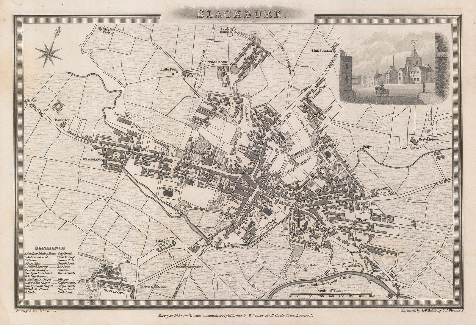 Edward Baines, Blackburn, 1824