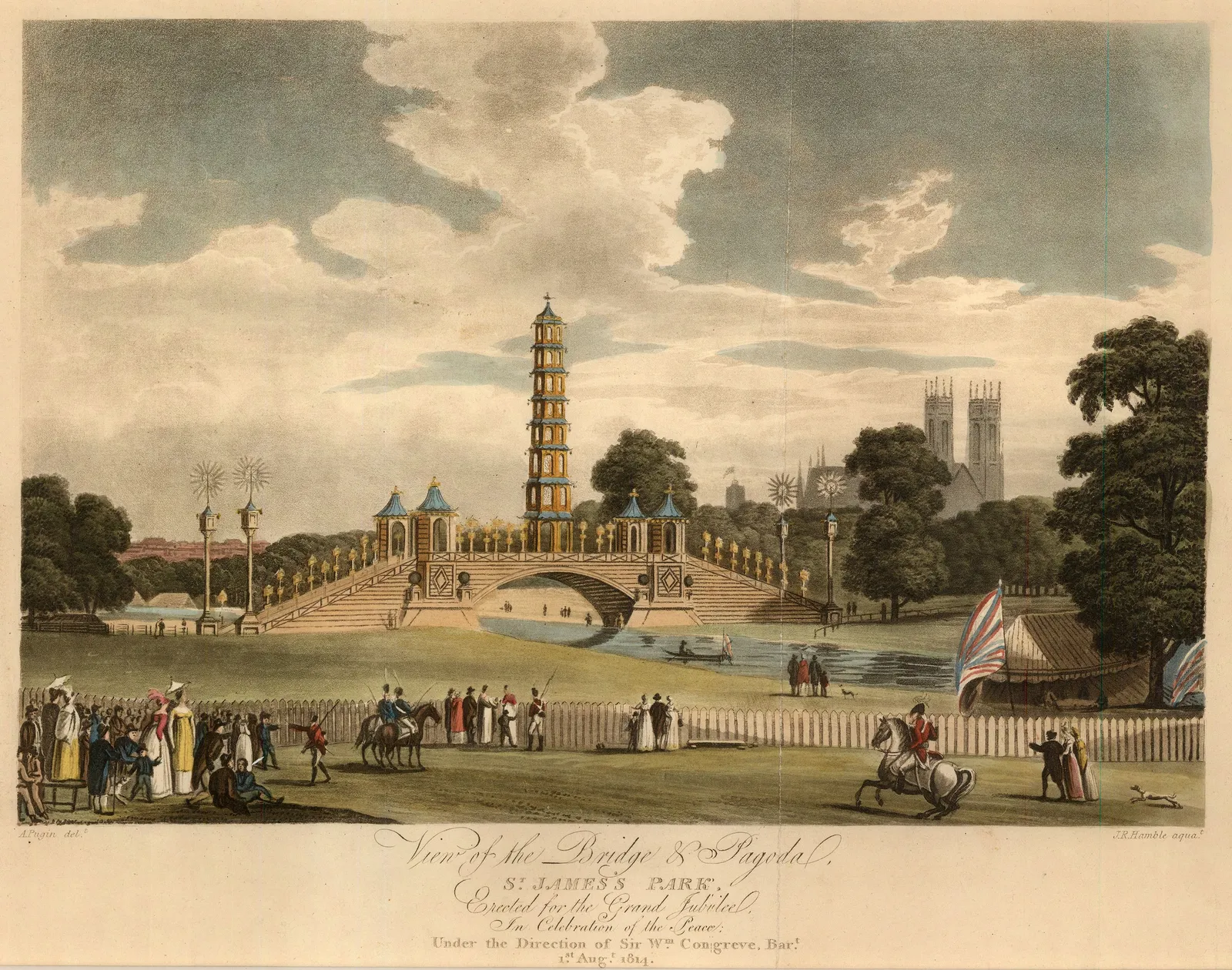 John Papworth, London - St. James's Park, 1816