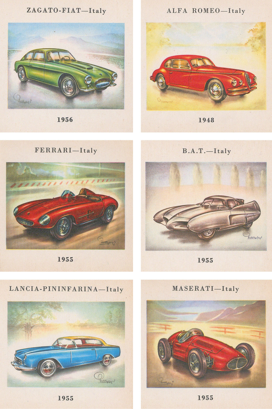Anonymous, Automobiles - Italian cars, 1960 c.