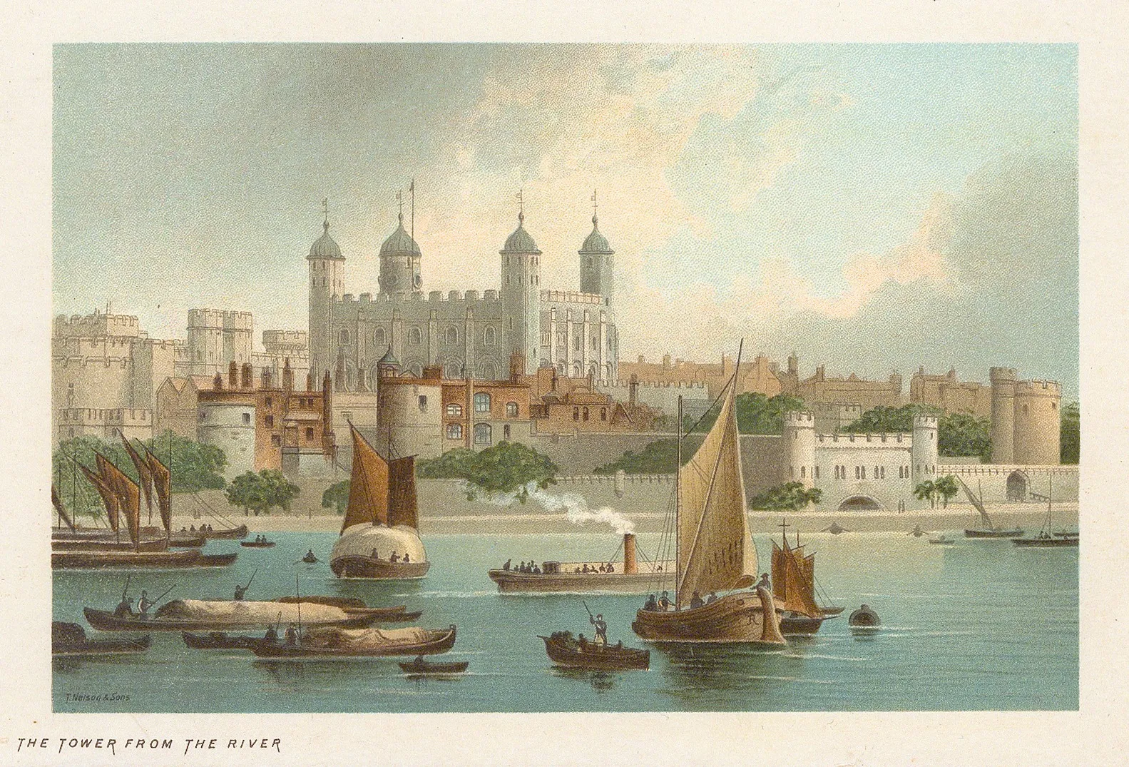 Thomas Nelson, London - Tower of London, 1889