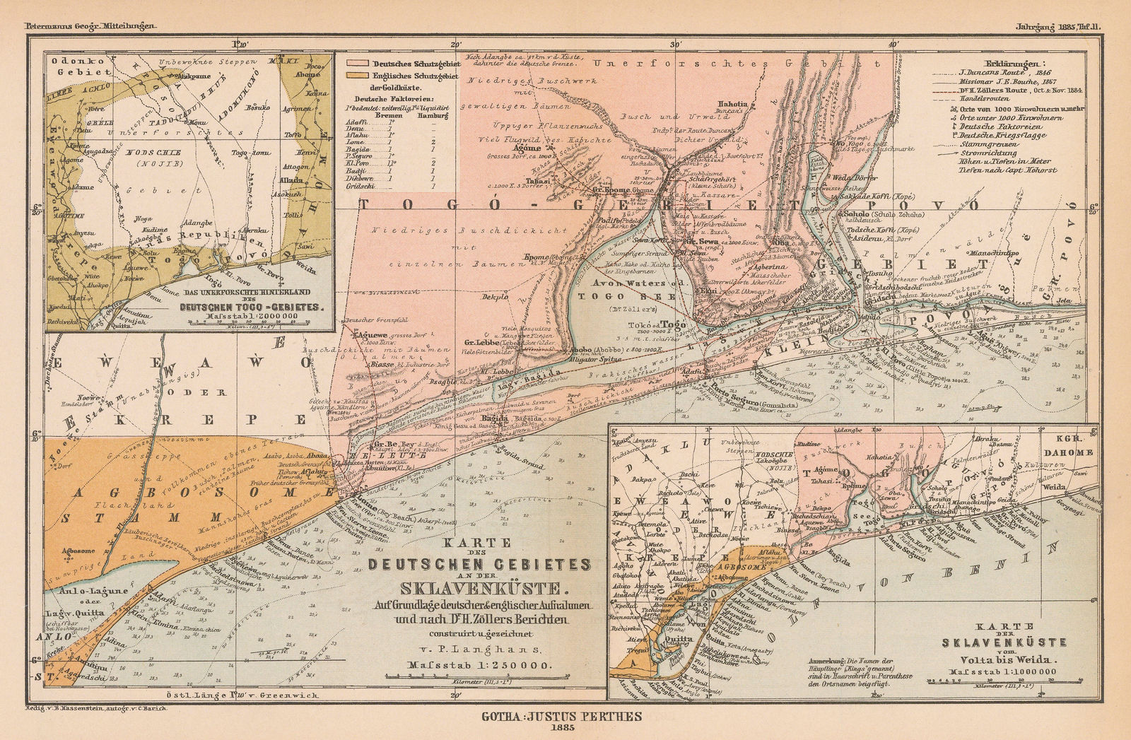 Justus Perthes, Togo, 1885