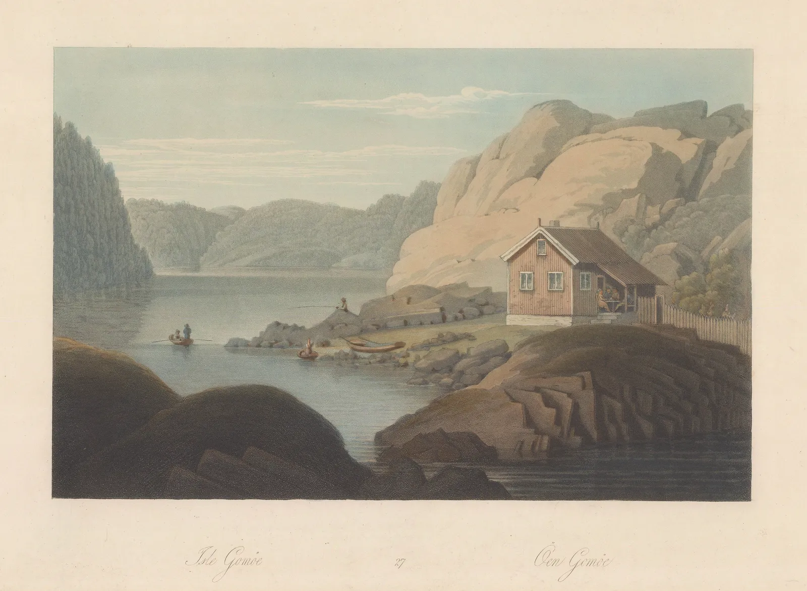 John Boydell, Norway - Gomöe (Gumøy) Island, 1820