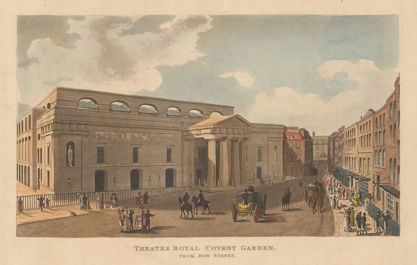 John Papworth, London - Royal Opera House, 1816