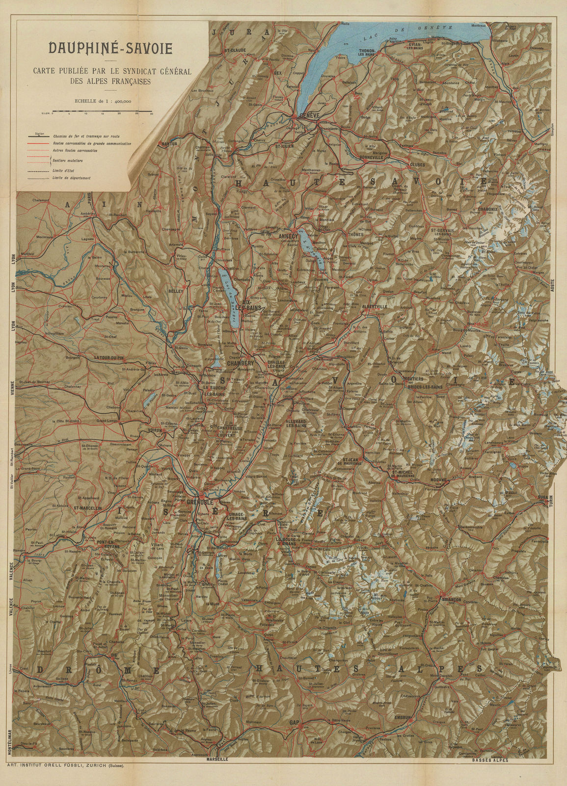 Orell Füssli, Dauphine-Savoie, 1930 c