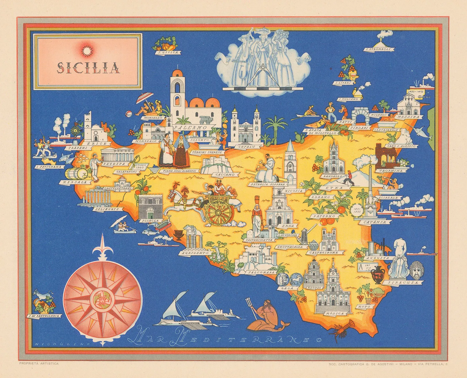 Giovanni De Agostini, Sicily (Sicilia), 1958