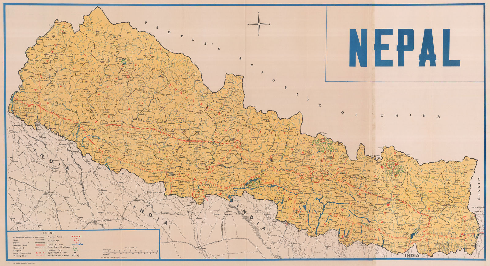 Natraj Tours & Travels, Nepal, 1975