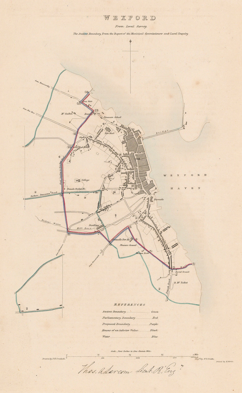 Robert Kearsley Dawson, Wexford, 1832