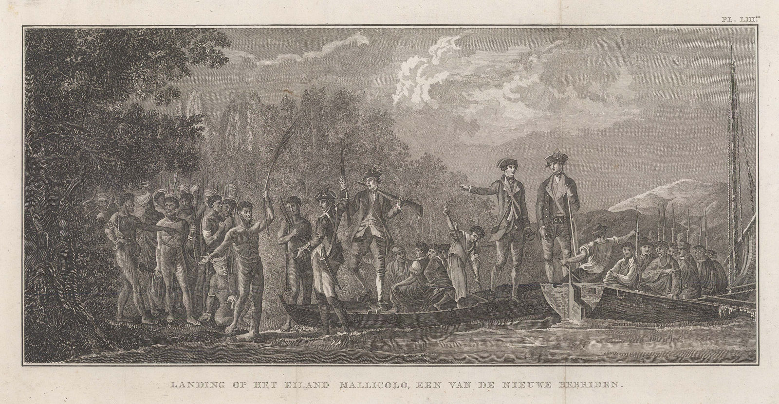 Cook's Voyages, Vanuatu - Malekula Island, 1794