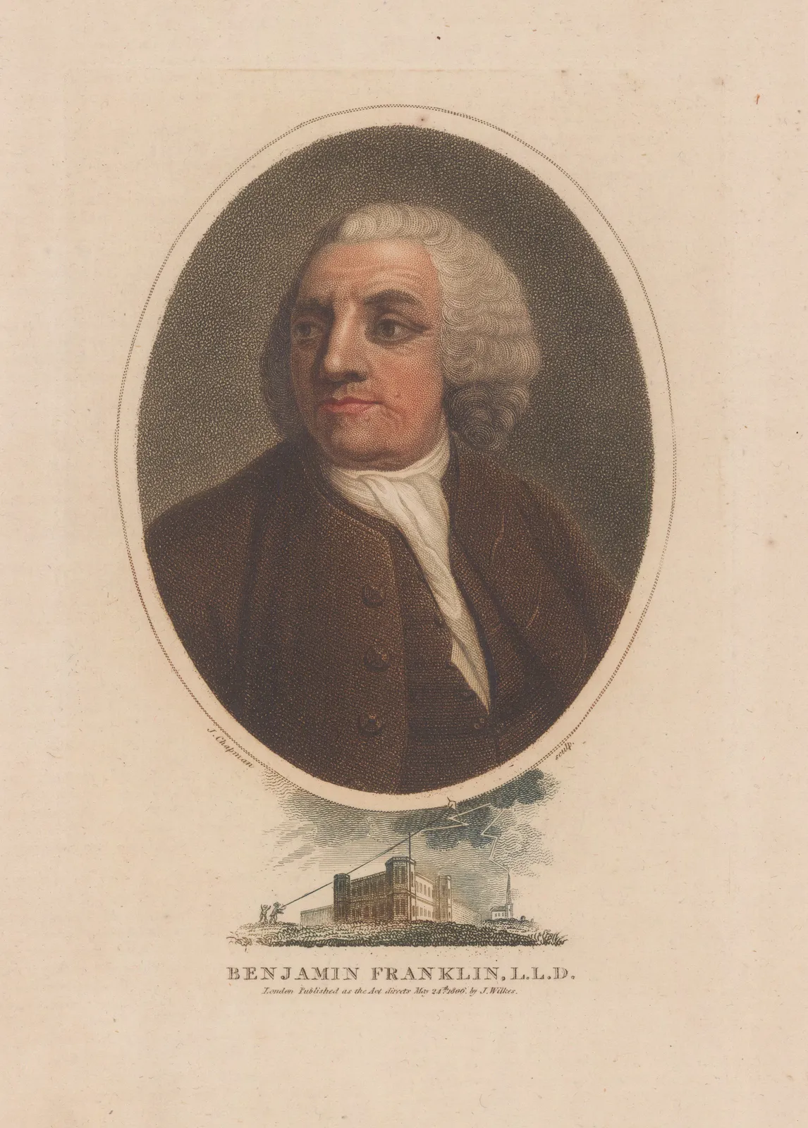 John Wilkes, Portrait - Benjamin Franklin, 1810