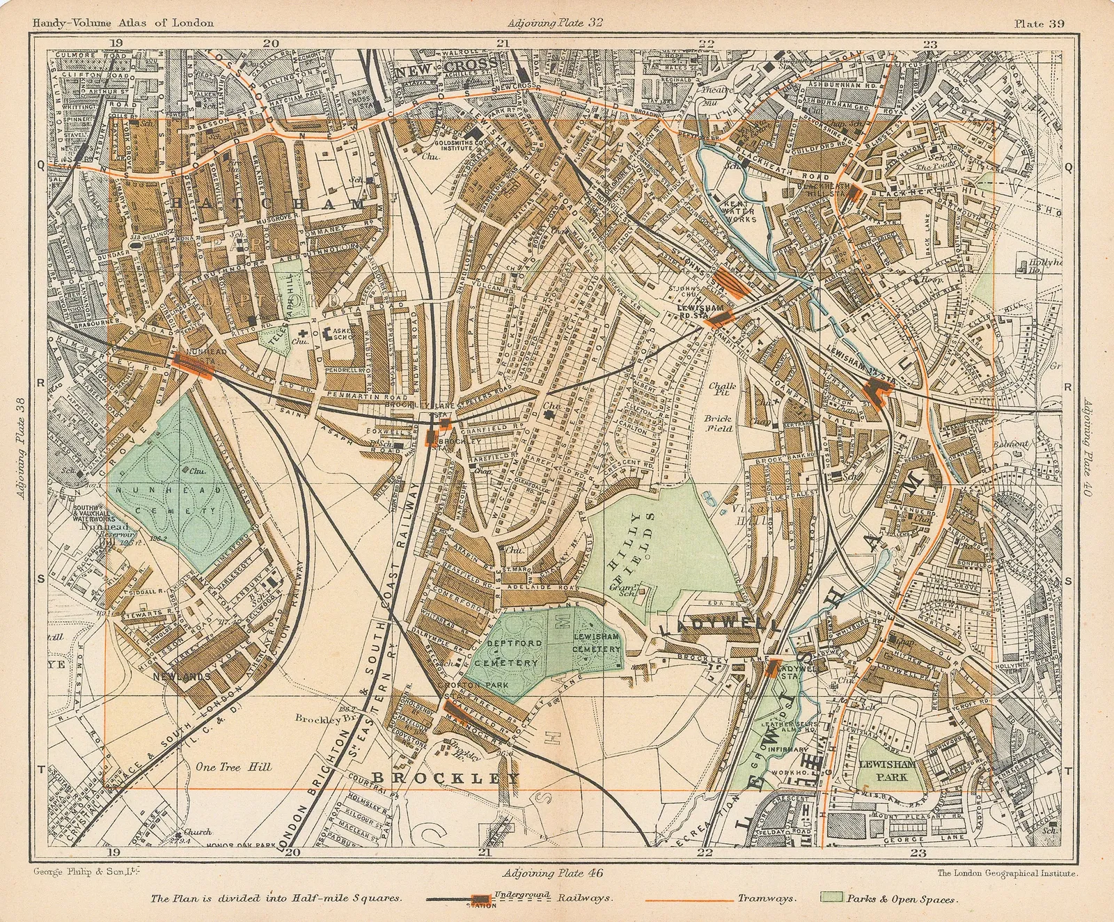 George Philip & Son Ltd., Lewisham, Ladywell, Brockley & Nunhead, 1904