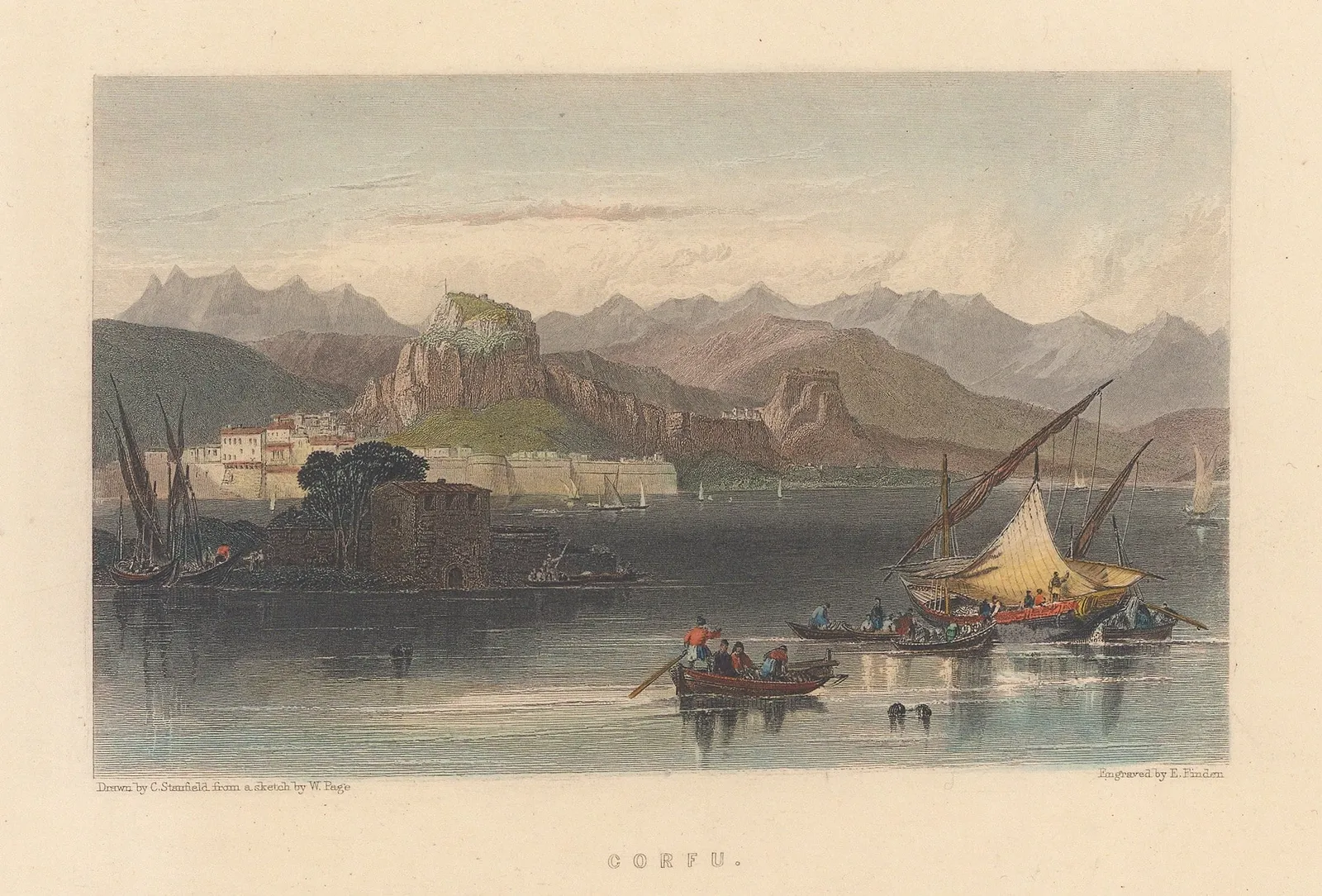 Archibald Fullarton, Greece - Corfu, 1856