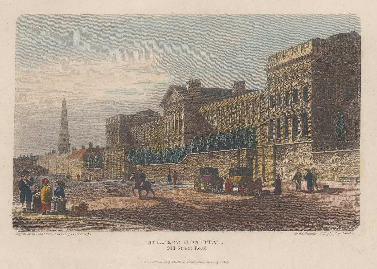 John Harris, London - St. Luke's Hospital, 1815