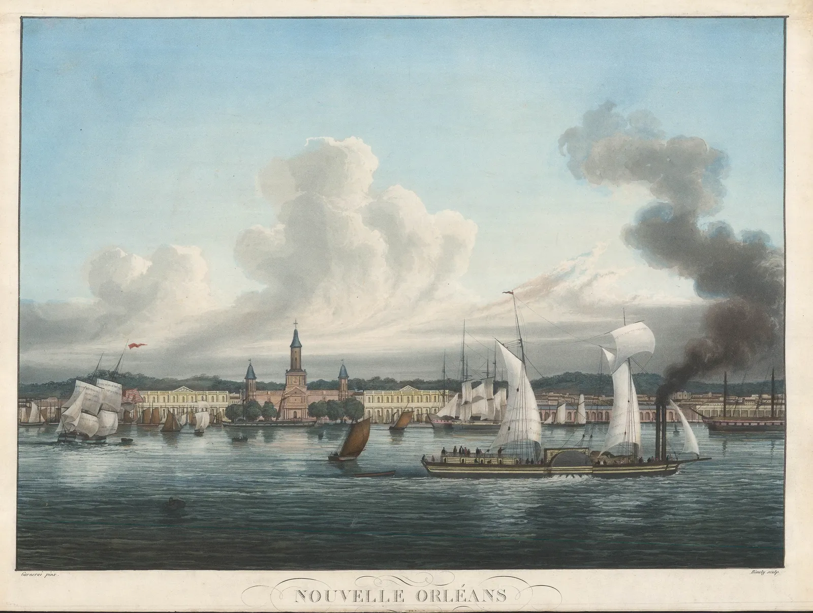 Ambroise Louis Garneray, Louisiana - New Orleans, 1835 c.