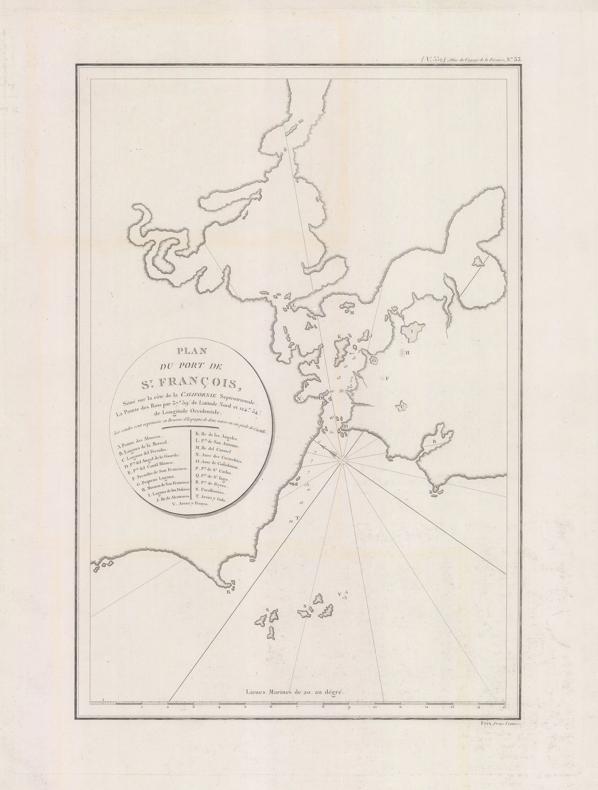 Jean Francois de La Perouse, Earliest commercially available map of San Francisco Bay, 1797