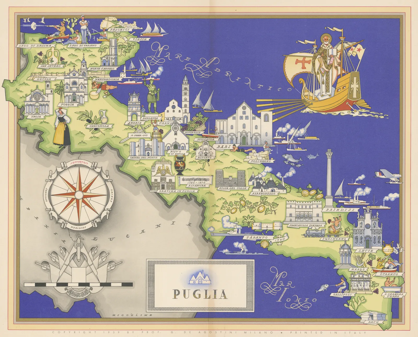 Giovanni De Agostini, Puglia, 1941