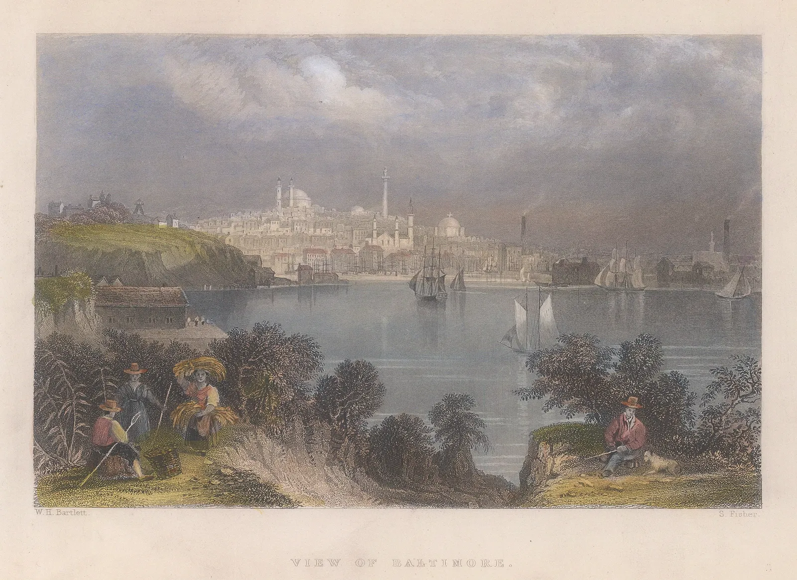 William Bartlett, Maryland - Baltimore, 1840 c