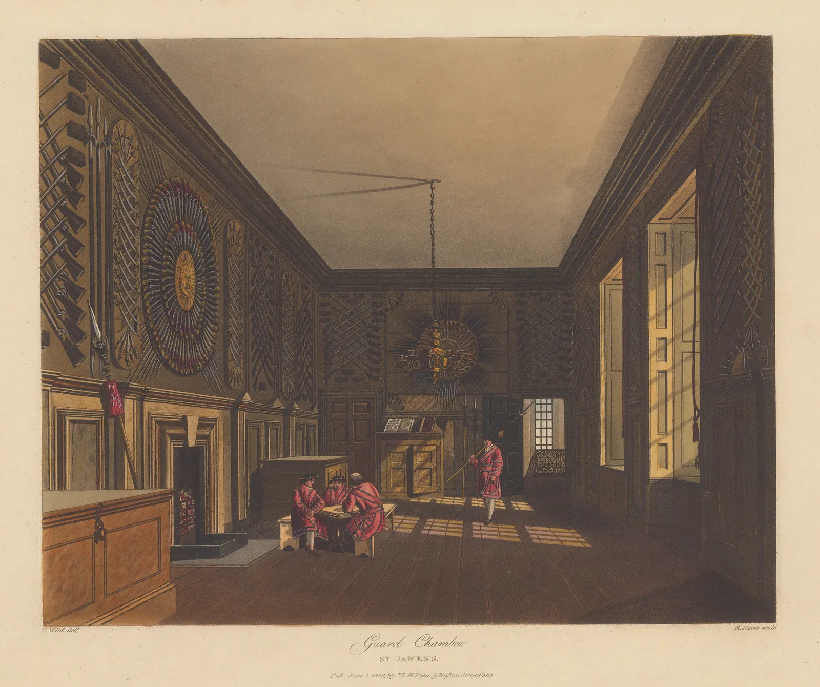 William Henry Pyne, London - St. James's Palace, 1818