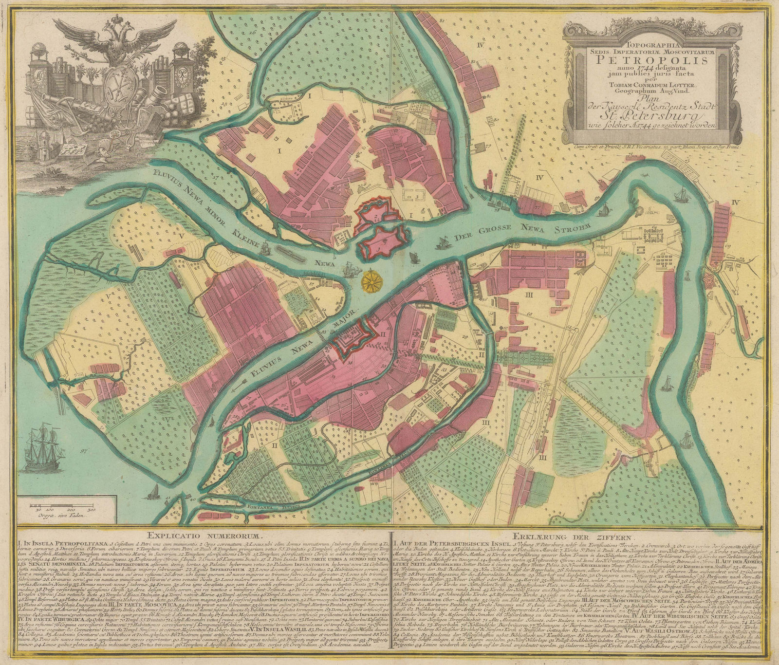 Tobias Conrad Lotter, St. Petersburg, 1744