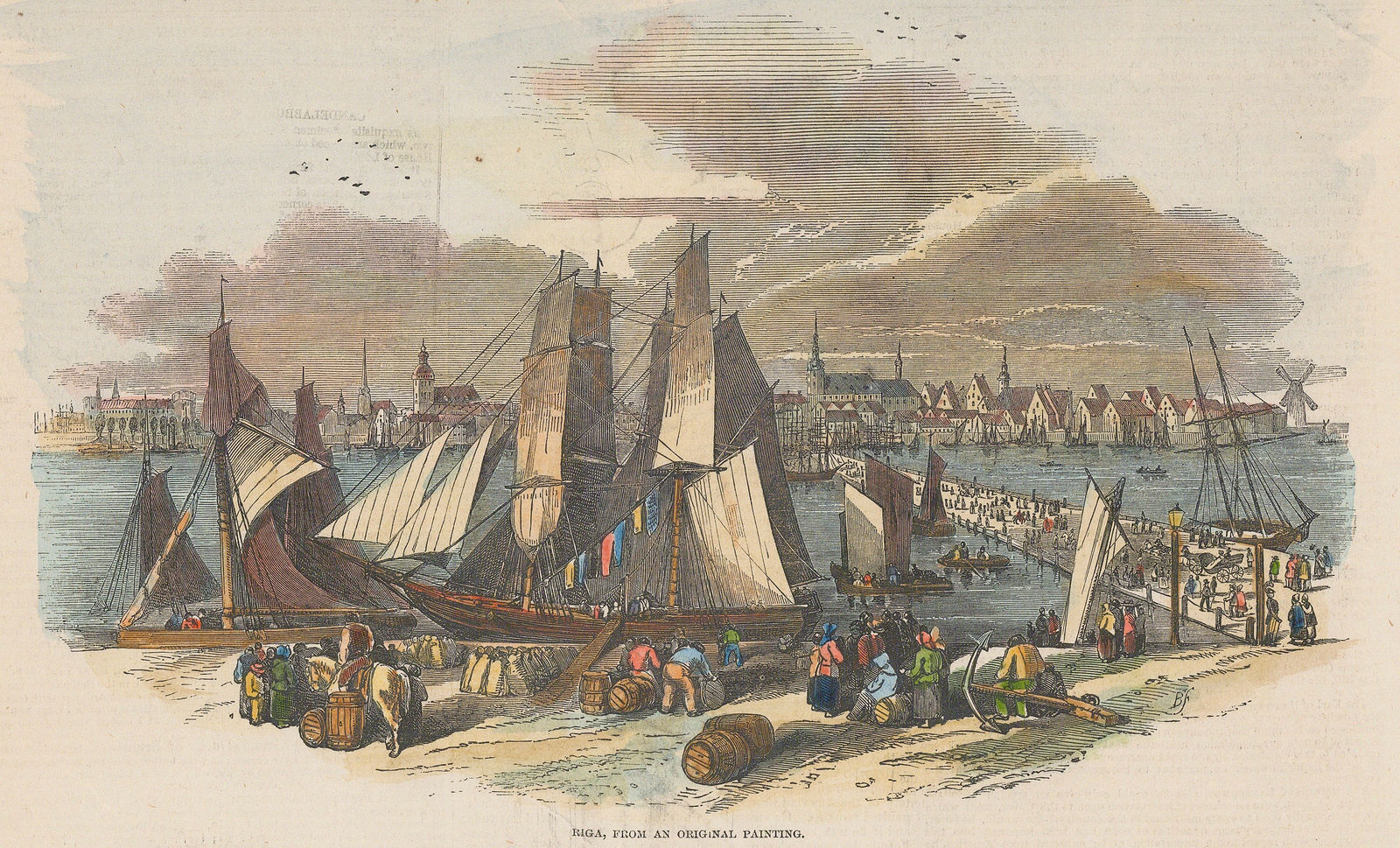 Illustrated London News (ILN), Latvia - Riga, 1847