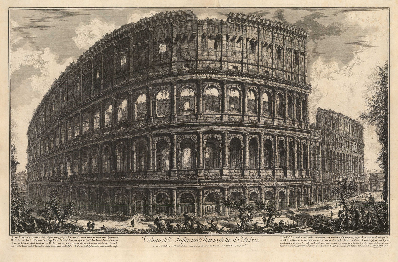 Giovanni Piranesi, Italy - Rome, Colosseum, 1757