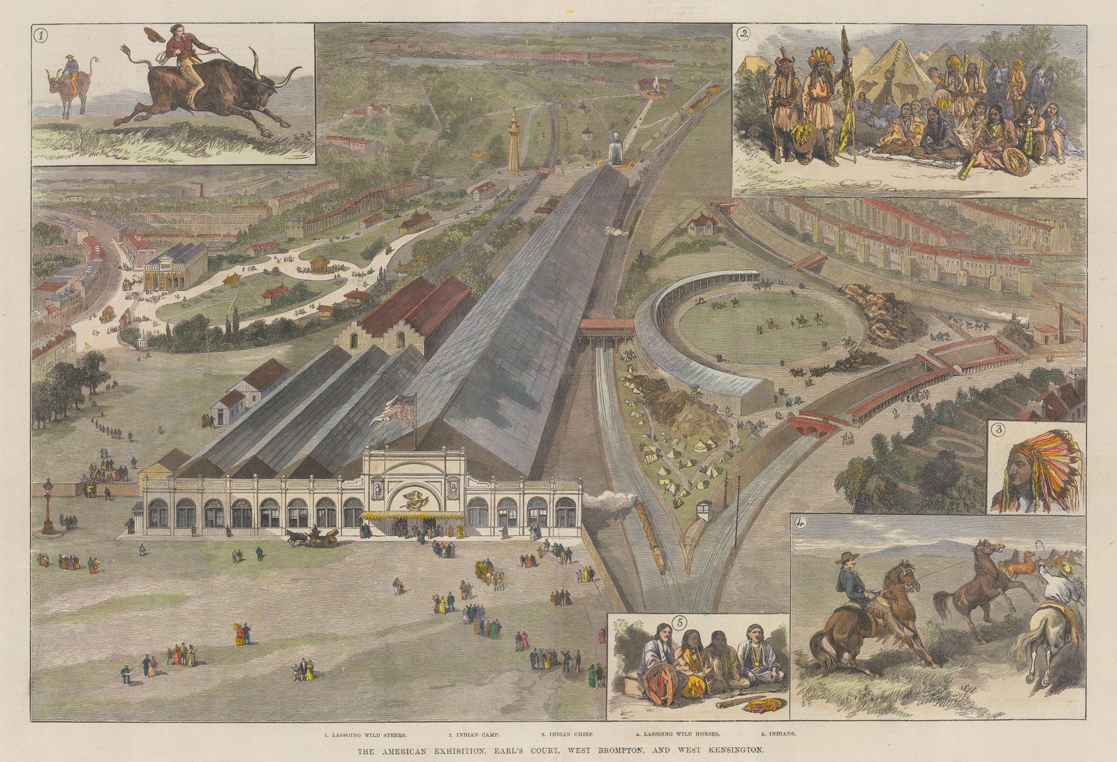 Illustrated London News (ILN), London - Earl's Court, West Brompton and West Kensington, 1887