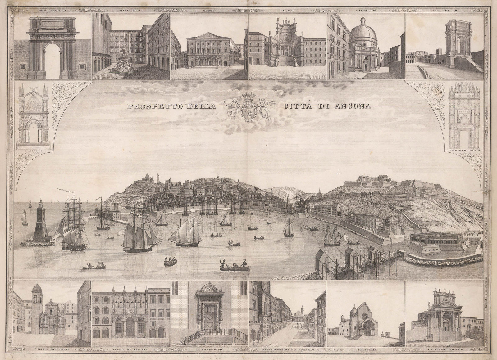 G Grassini, Italy - Ancona, 1830