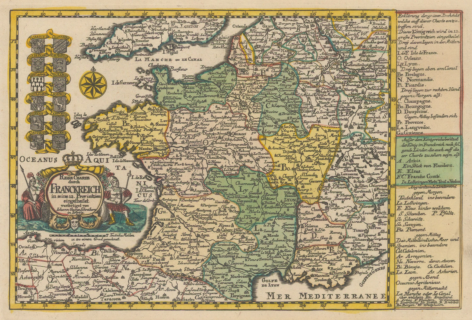 Johann Georg Schreiber, France, 1749