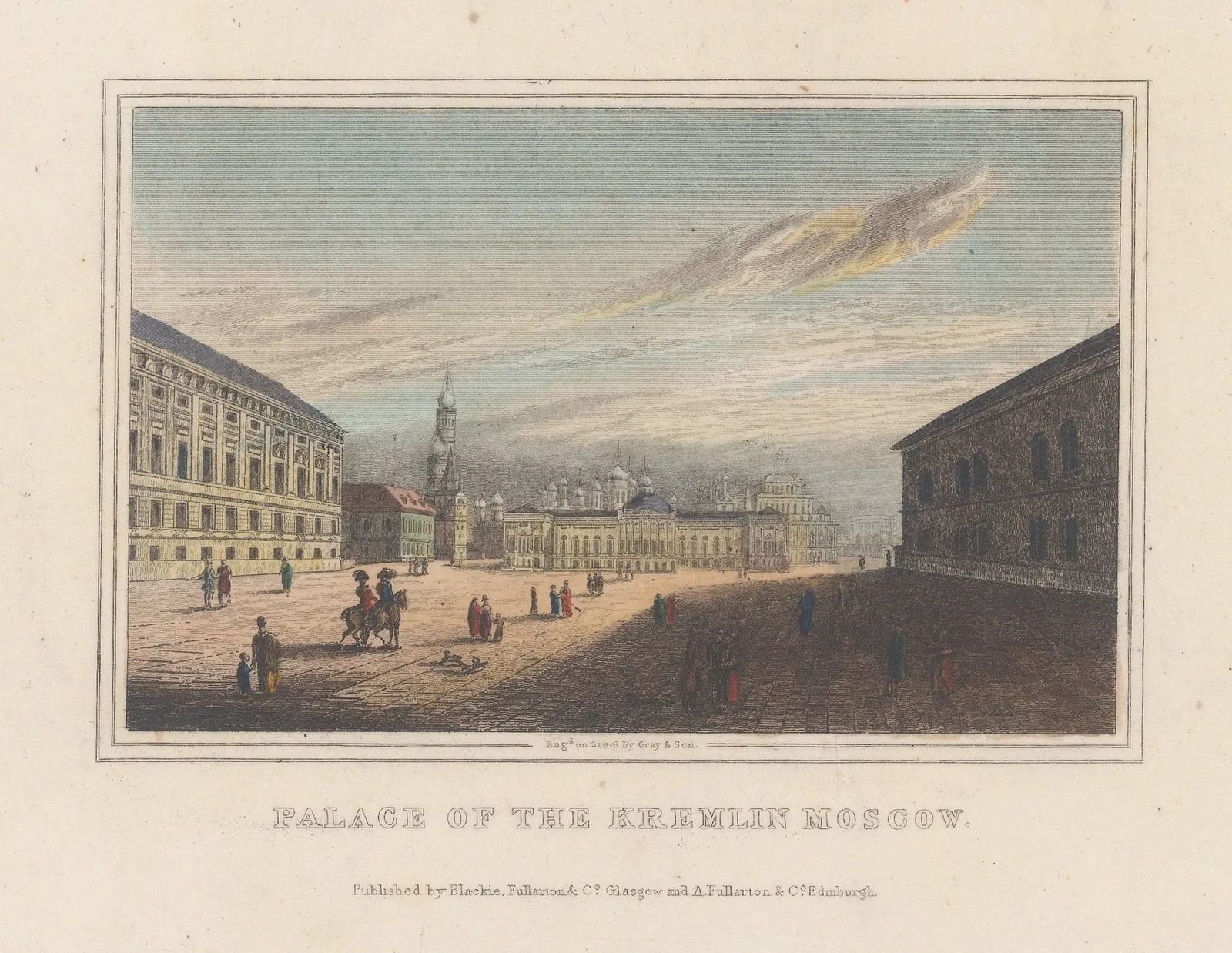 A. Fullarton & Co., Russia - Moscow, Kremlin, 1845 c.