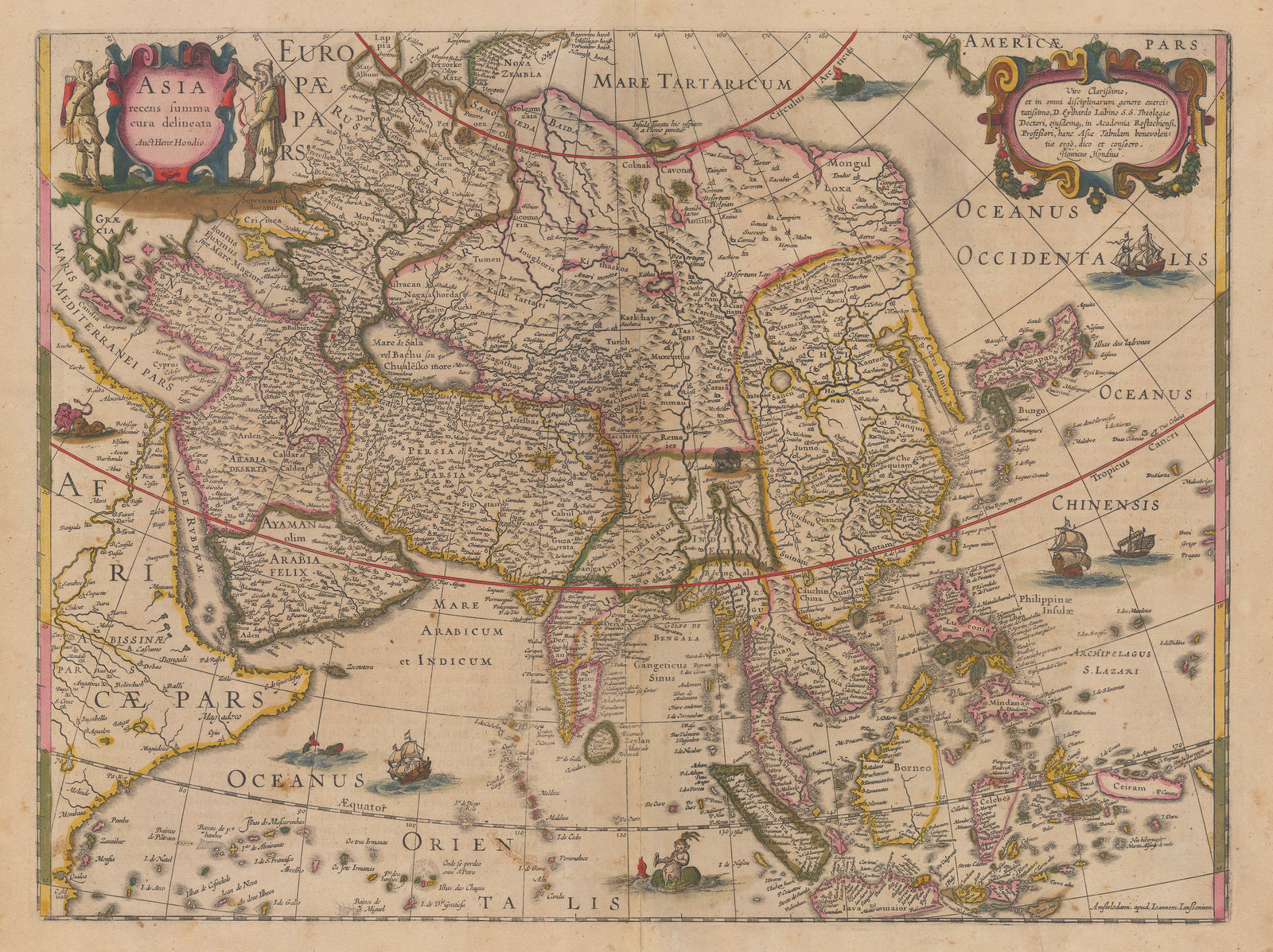 Jan Jansson, Asia, 1640 c.