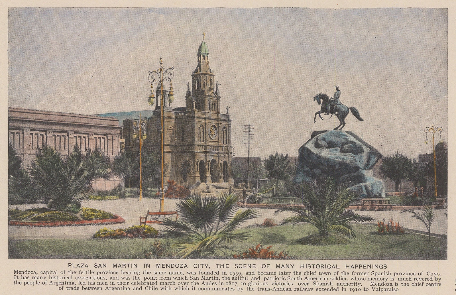 Anonymous, Argentina - Mendoza, Plaza San Martin, 1930 c.