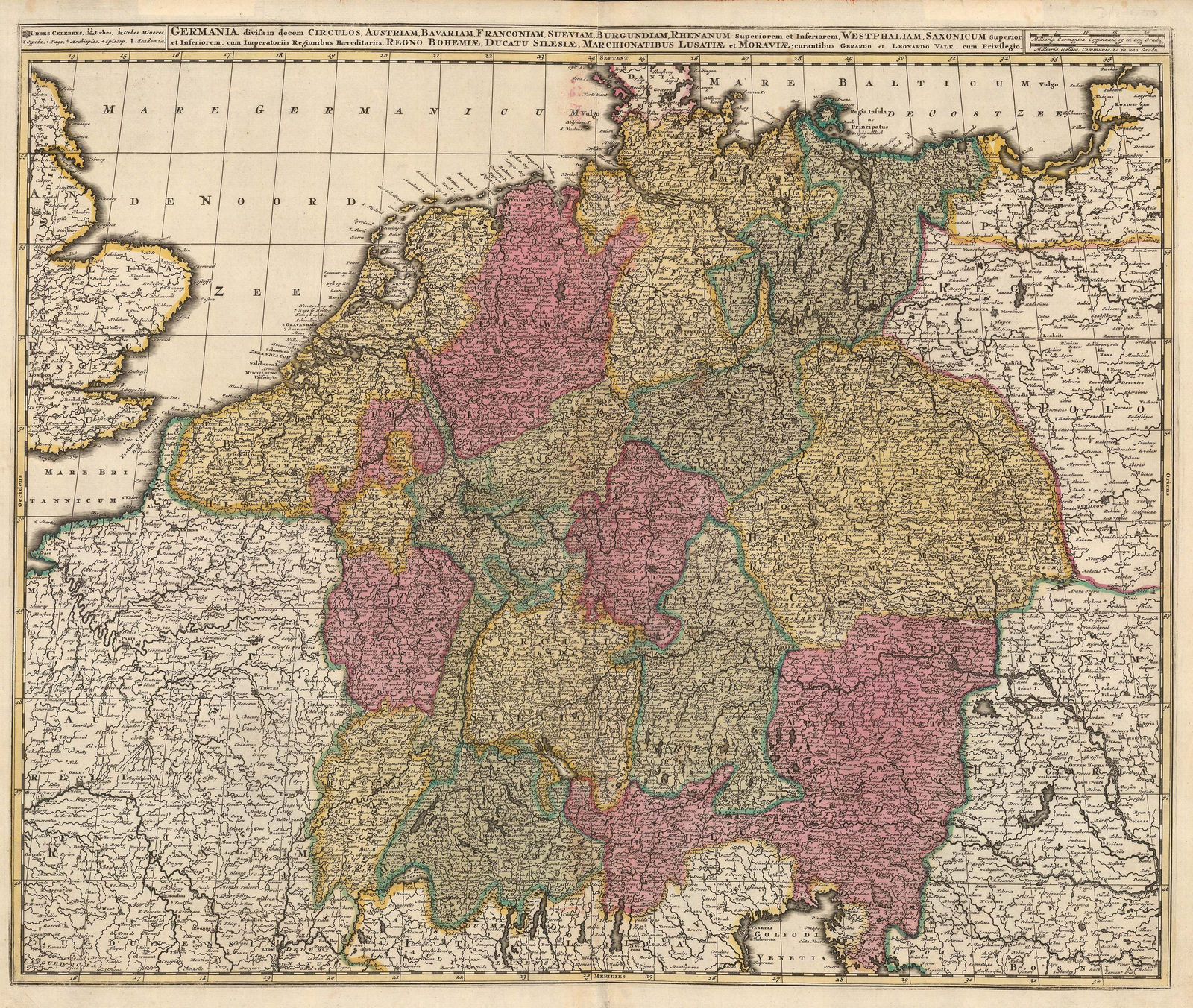 Gerhard Valk, Germany and the Holy Roman Empire, 1710 c.