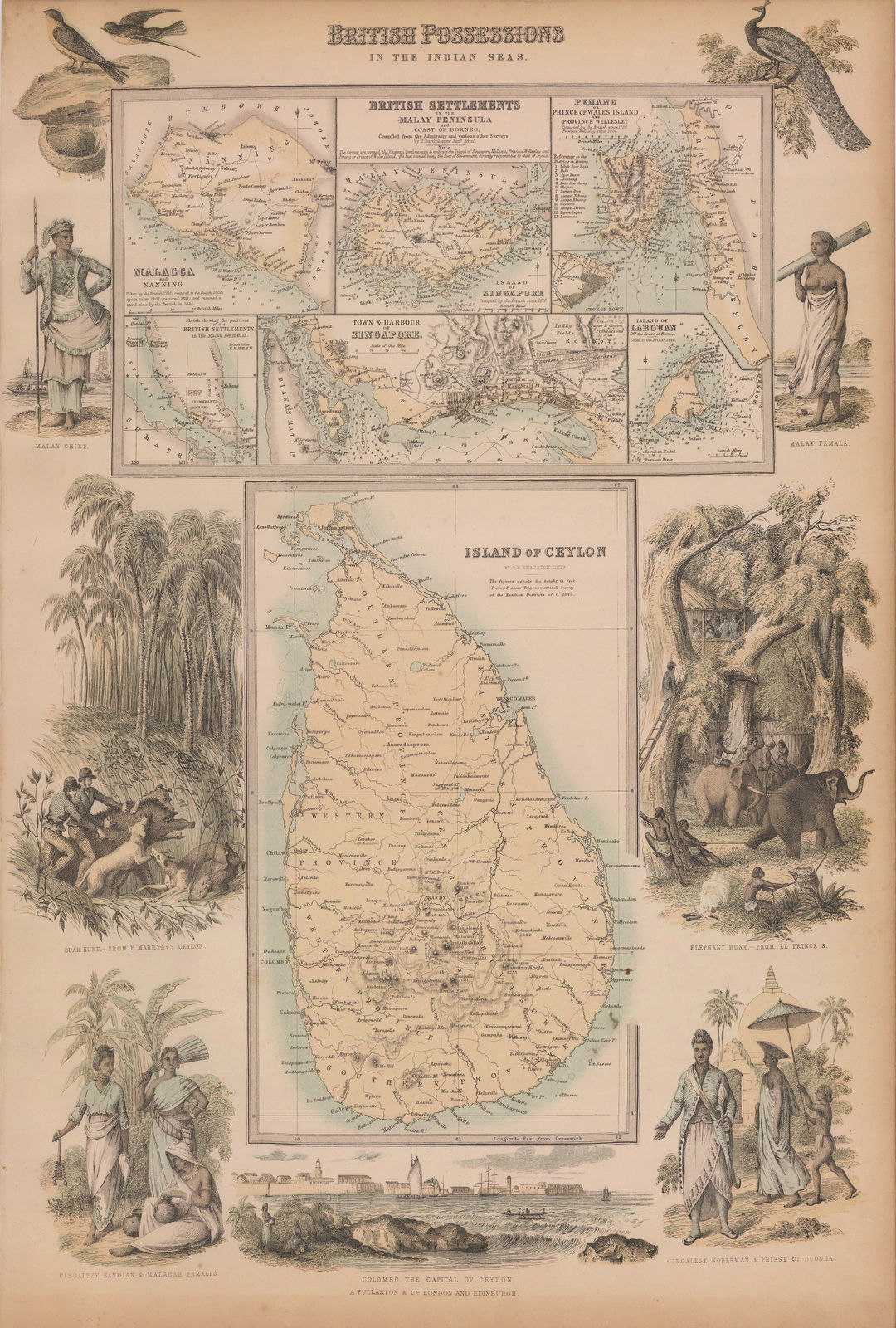 Archibald Fullarton, British Possessions in the Indian Seas, 1860 c.