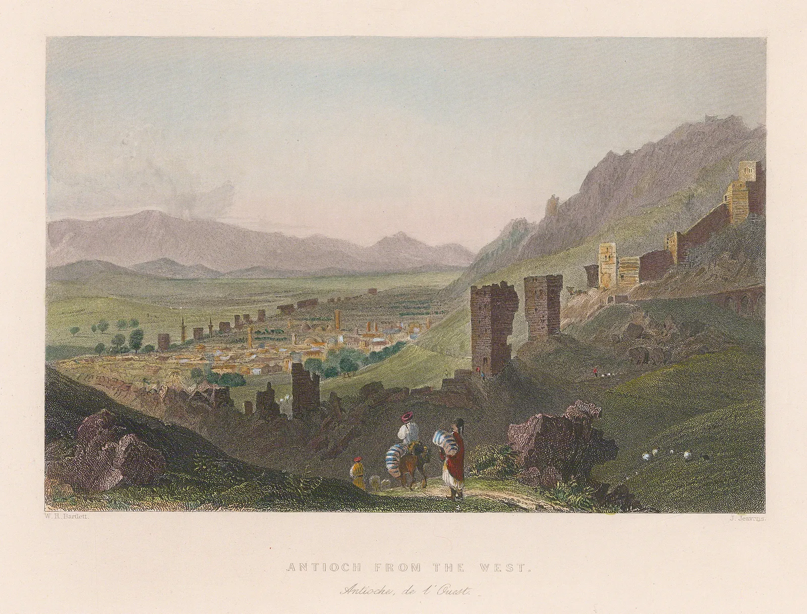 William Bartlett, Syria - Antioch, 1840 c.
