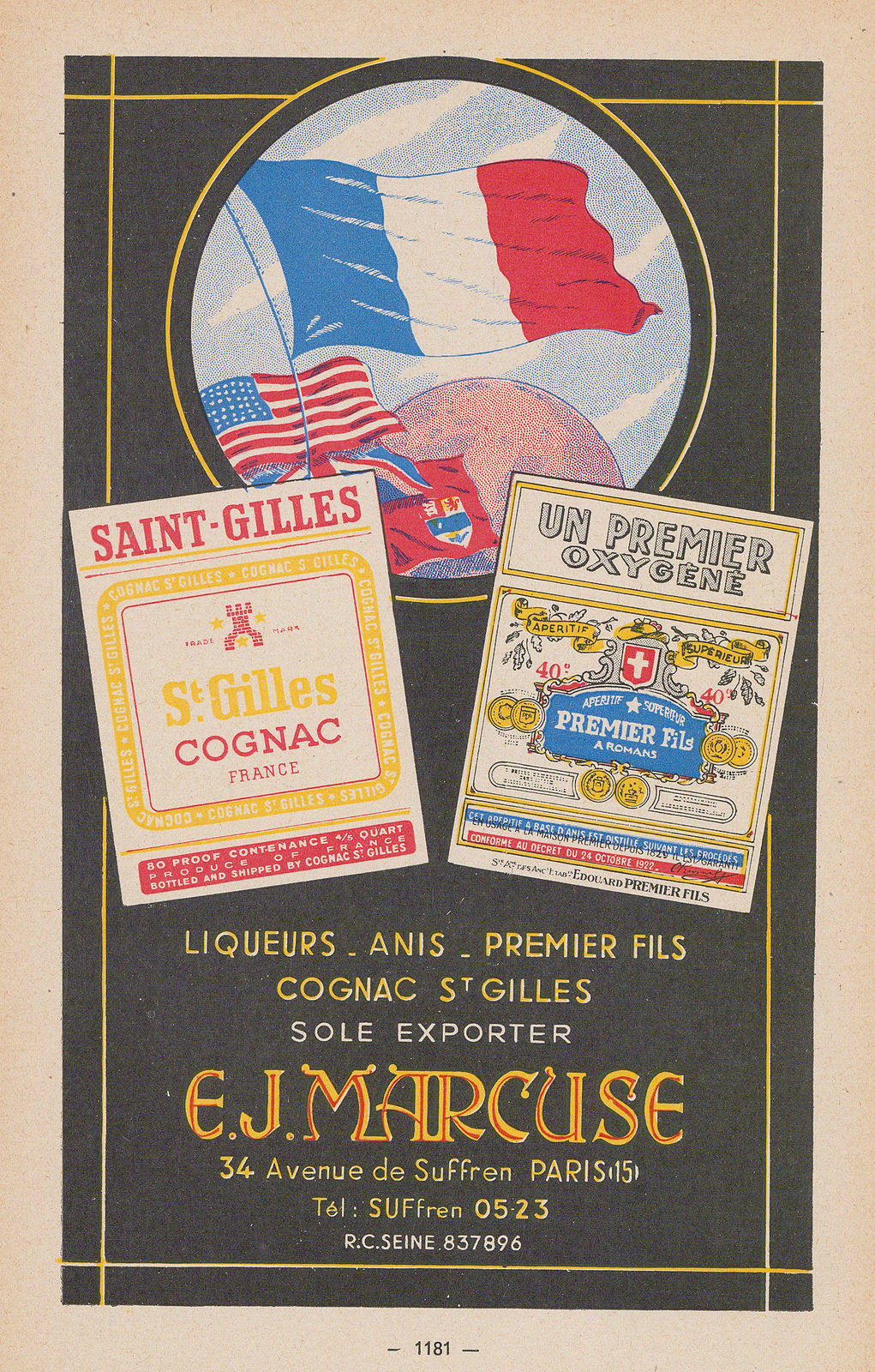 Walter Crotch, Cognac - Saint-Gilles, 1947