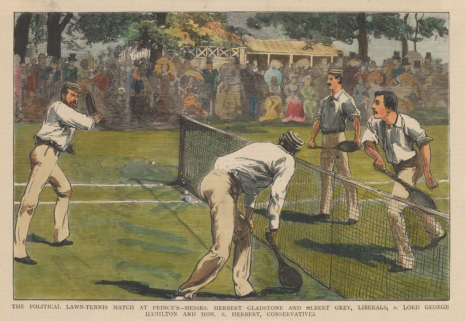 The Graphic Magazine, Tennis - Lawn Tennis, 1883
