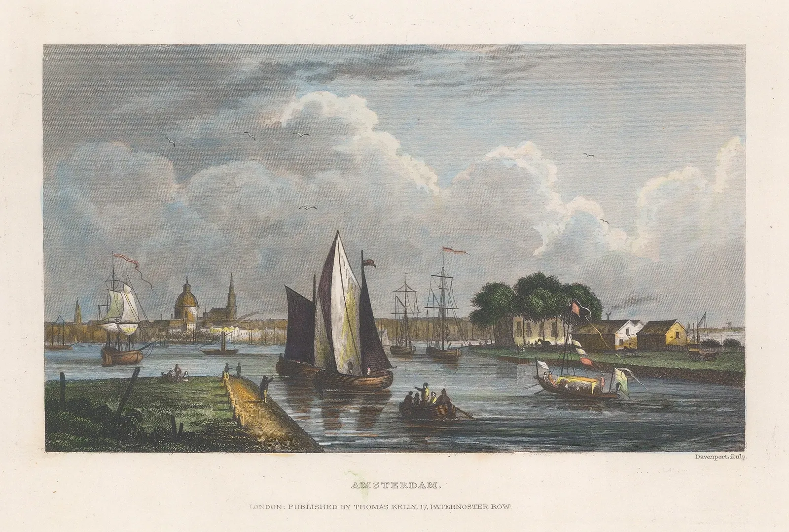 Thomas Kelly, Netherlands - Amsterdam, 1840 c.