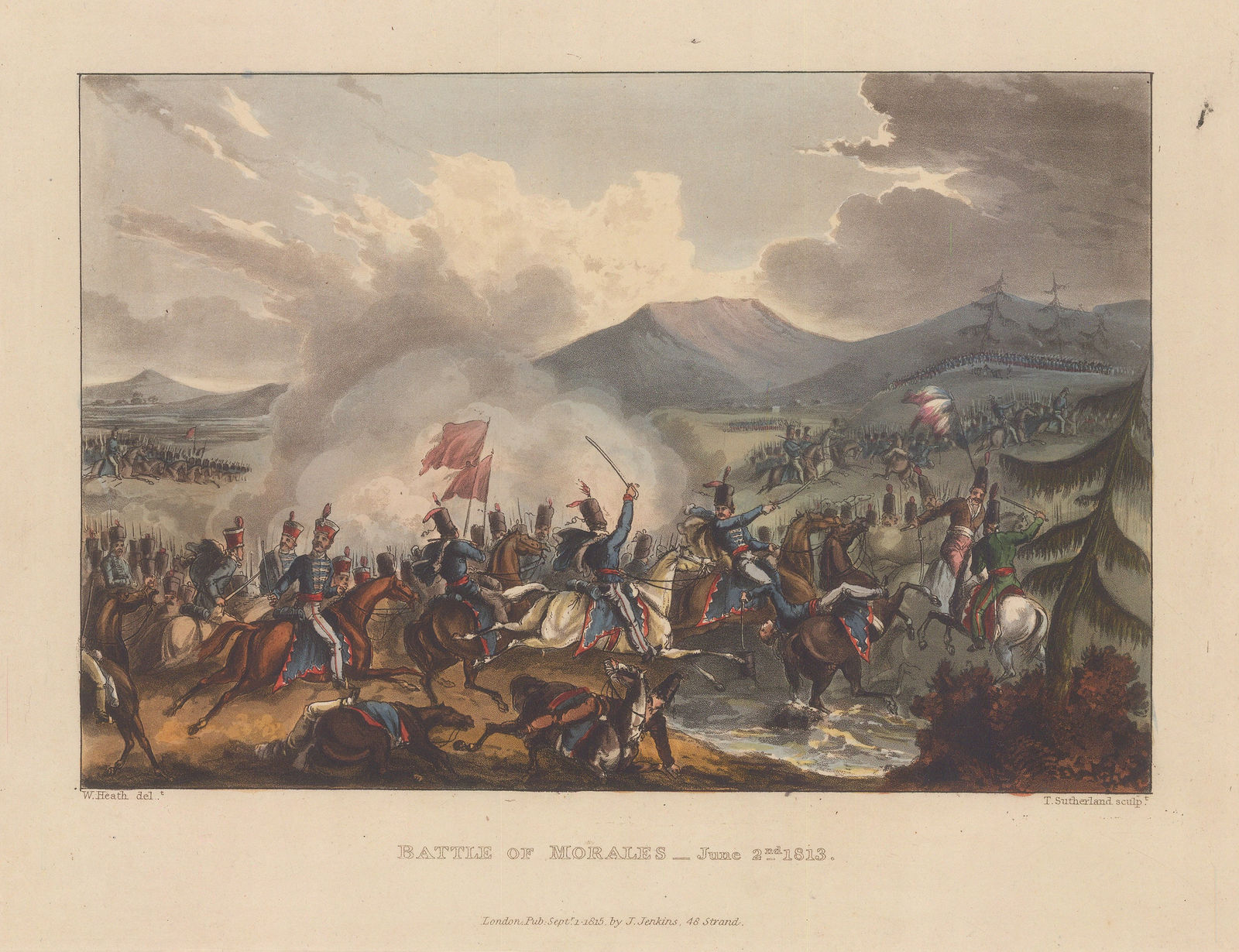 James Jenkins, British Army - Battle of Morales, 1813, 1815