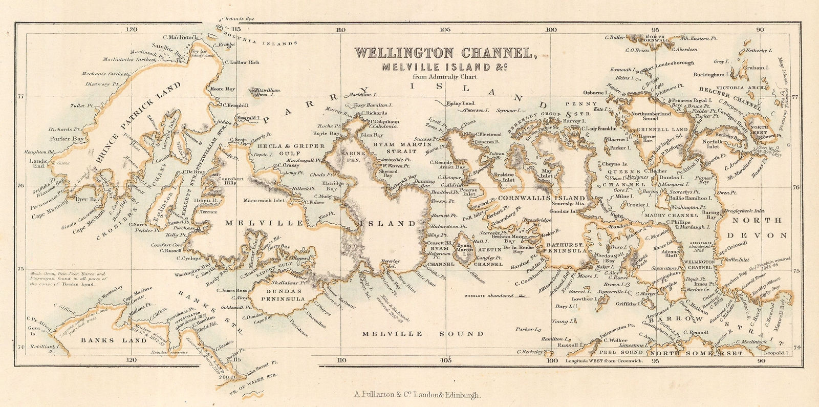 Archibald Fullarton, Wellington Channel, Melville Island &c., 1856