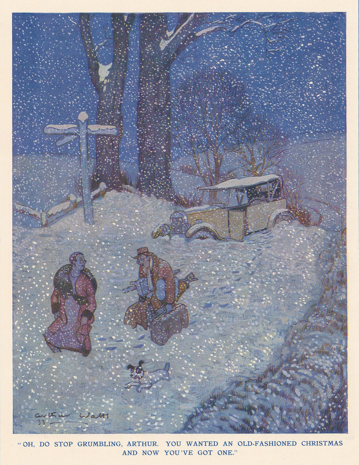 Punch, Cartoon - An old-fashioned Christmas, 1933