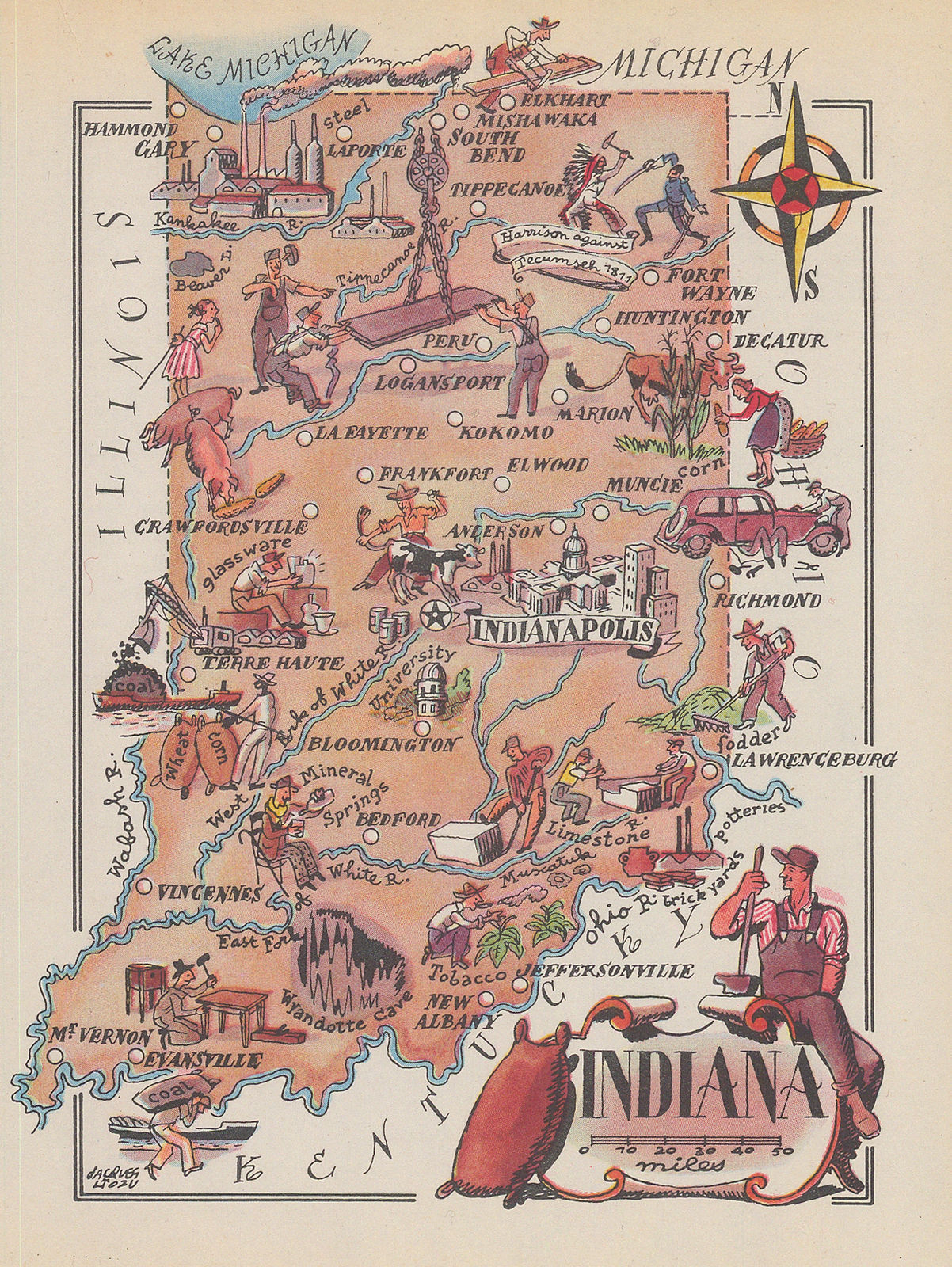 Dore Ogrizek, Indiana, 1946